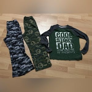 Boys size 8 pajamas lot